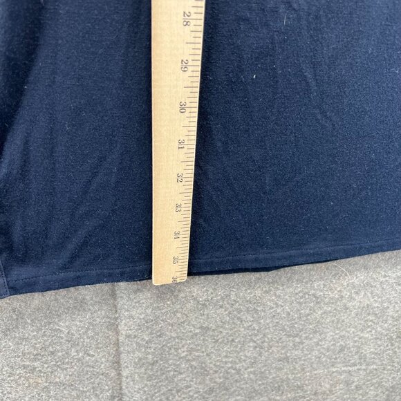 Converse Dress Women Medium Ladies Blue Sleeveless Casual Polyester A Line Vtg - Picture 3 of 11